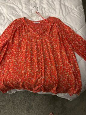 Rose and Olive Blouse